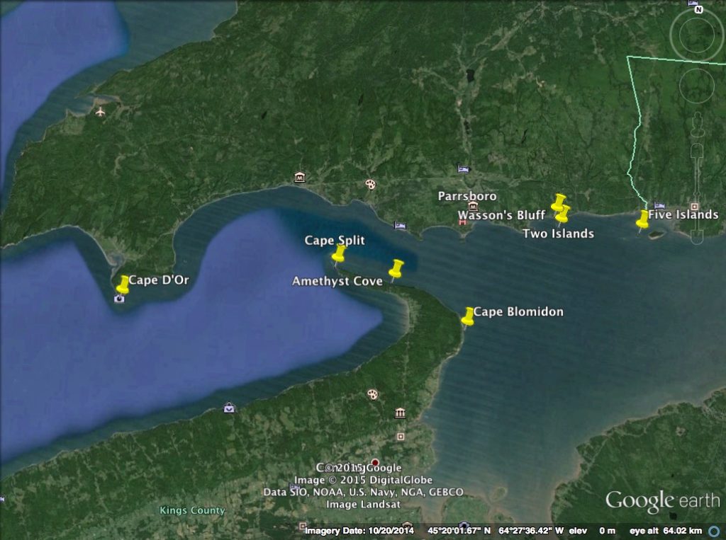 Bay of Fundy Map 2