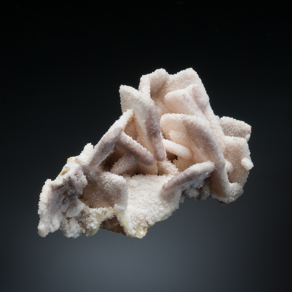Wulfenite, coated with Calcite Crystals, Ahmad Ahad, Yazd Province, Iran