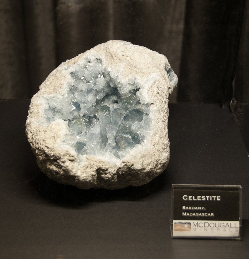 McDougall Minerals at PDAC (3) - Celestite, Madagascar