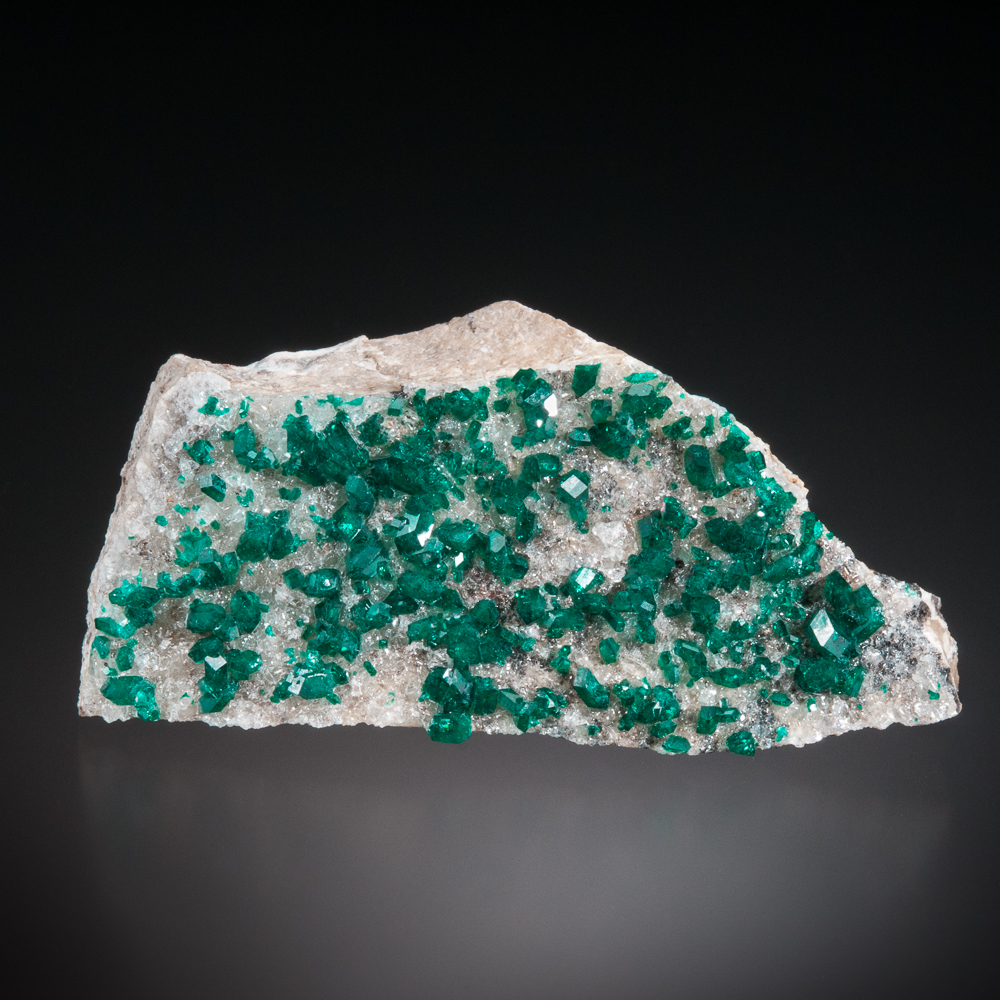 Dioptase, Altyn-Tyube Deposit, Kirghiz Steppes, Karagandy Province, Kazakhstan