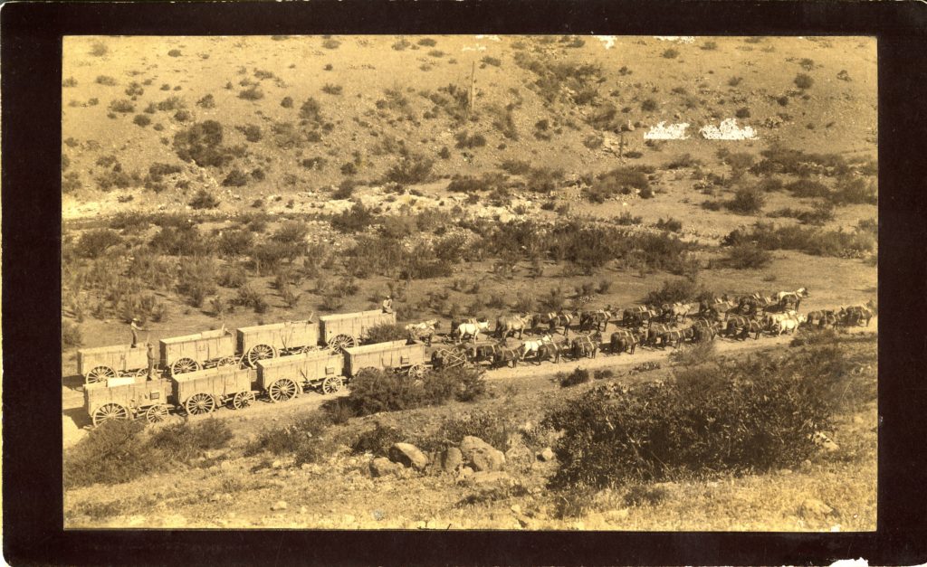 Silver King, Ore Wagon, 1880s.AHS