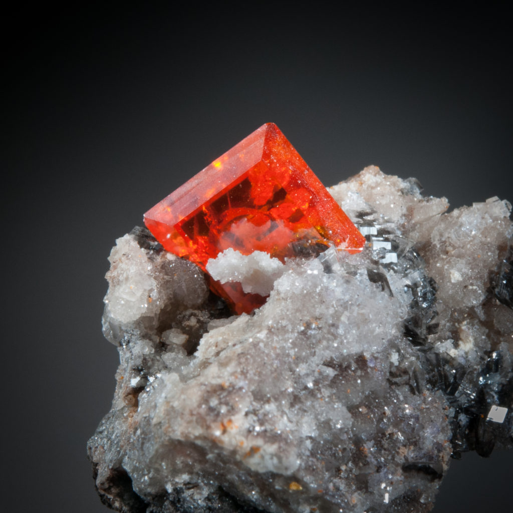 Wulfenite, Red Cloud Mine, Trigo Mountains, La Paz Co., Arizona, US