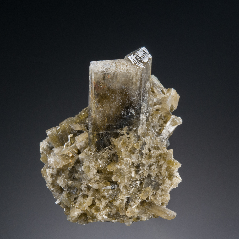 Clinozoisite, Cerro San Cristobal, San Vincente de Cañete, Cañete Province, Lima Dept., Peru