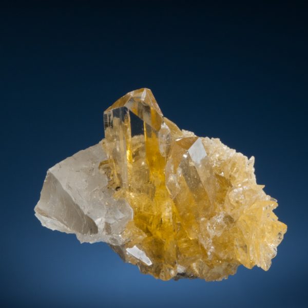 Gypsum var. Selenite, Halite