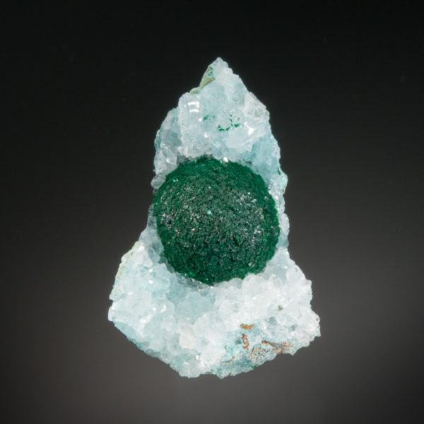 Malachite on Quartz