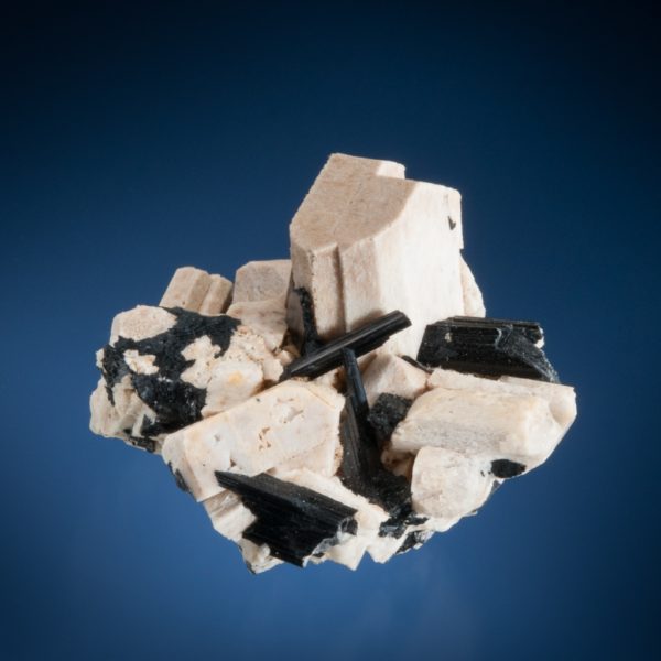Microcline (Carlsbad Twin), Arfvedsonite