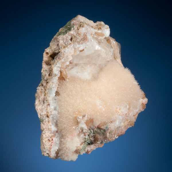 Natrolite with Calcite