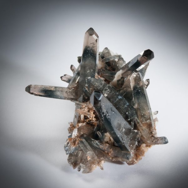 Quartz, Riebeckite