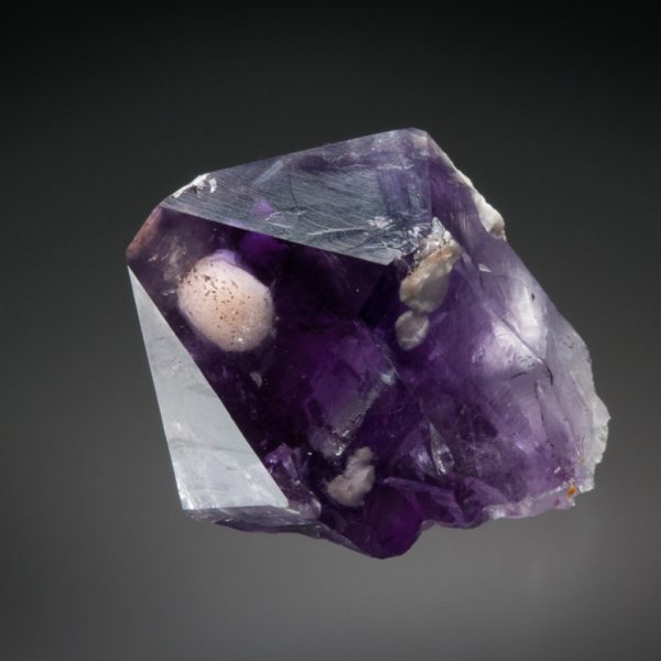 Quartz, var. Amethyst, Cristobalite