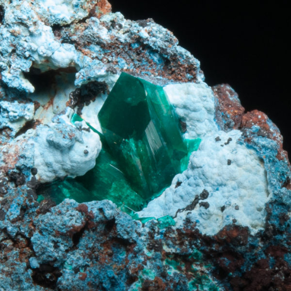 Dioptase on Plancheite - Image 2
