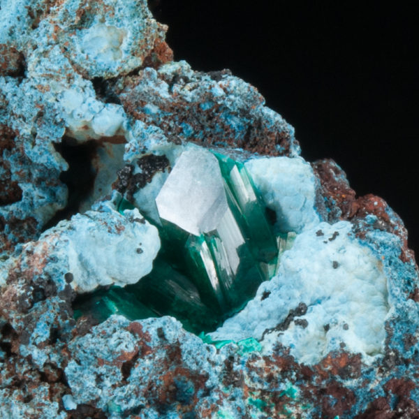 Dioptase on Plancheite - Image 3