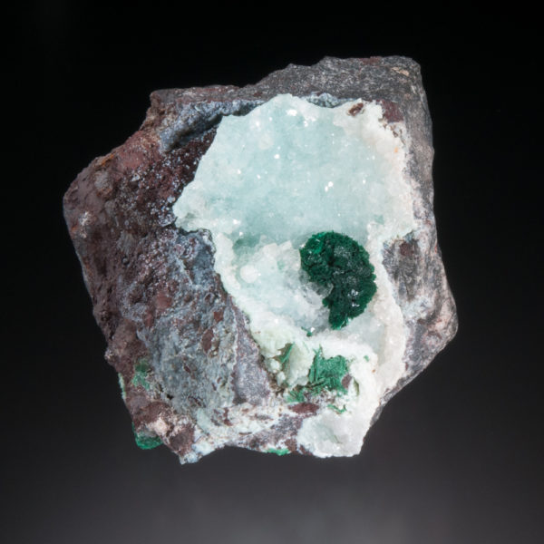 Malachite, Quartz