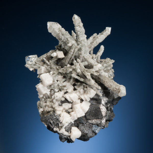 Quartz, Magnetite, Fluorite