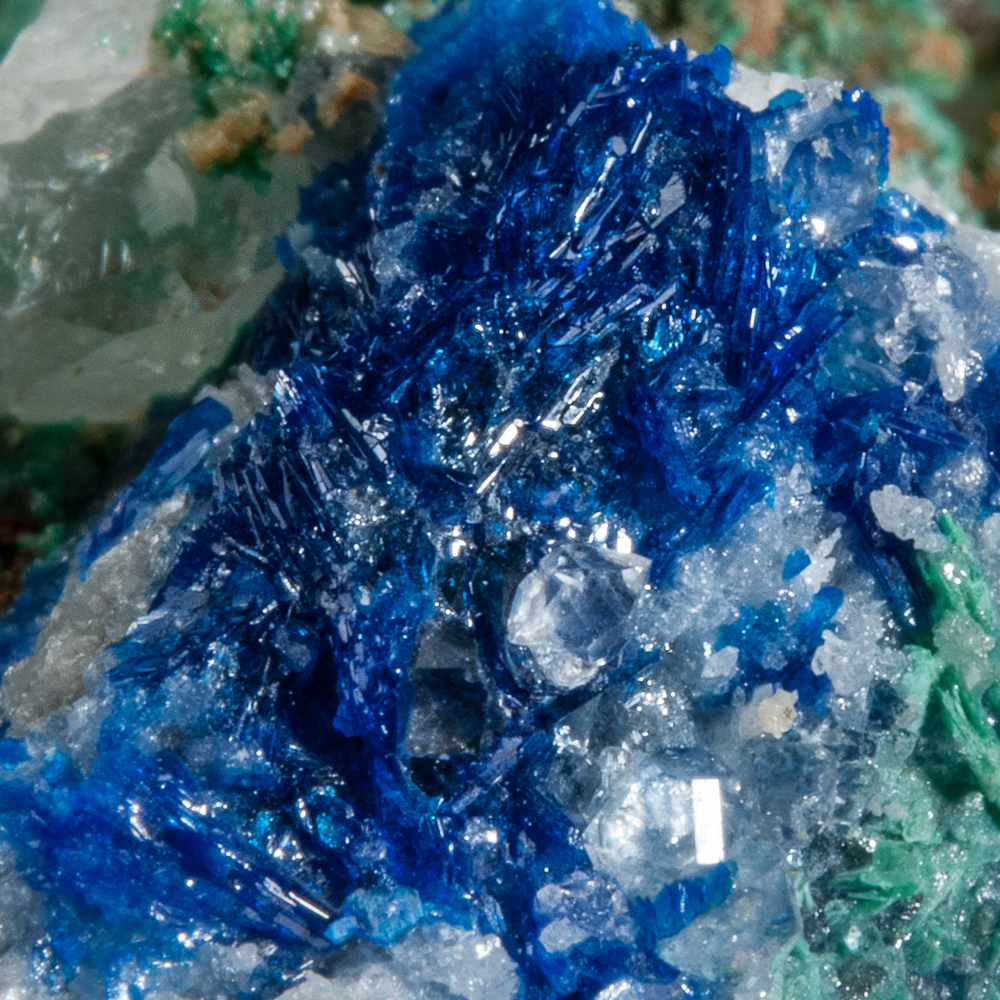 Linarite PS Galena - Bingham, New Mexico, USA | McDougall Minerals