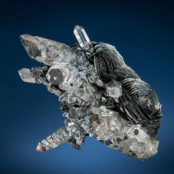 Quartz, Hematite