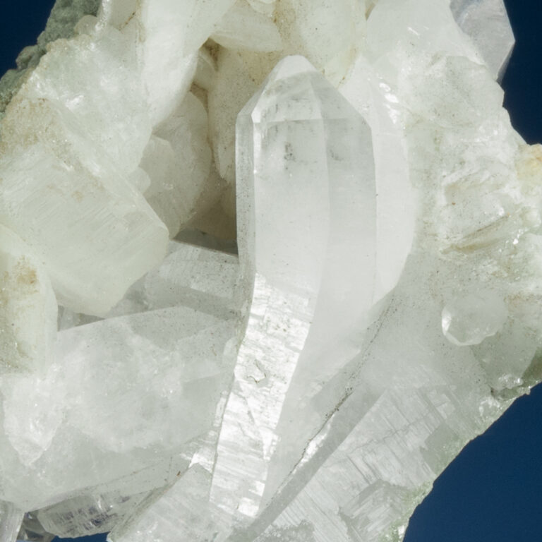Quartz (Curved Crystals), Magnesite Switzerland McDougall Minerals