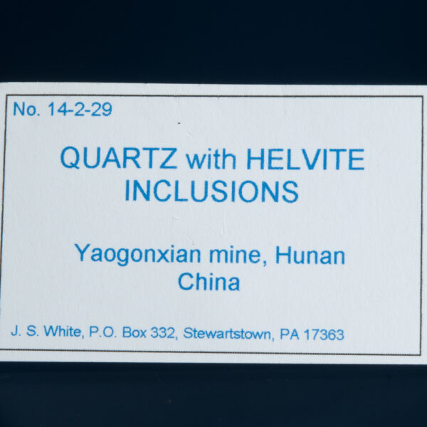 Quartz, Helvine Inclusions - Image 5