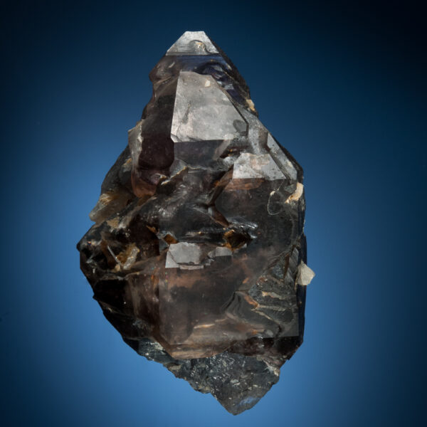 Quartz, var. Smoky Quartz, Amethyst