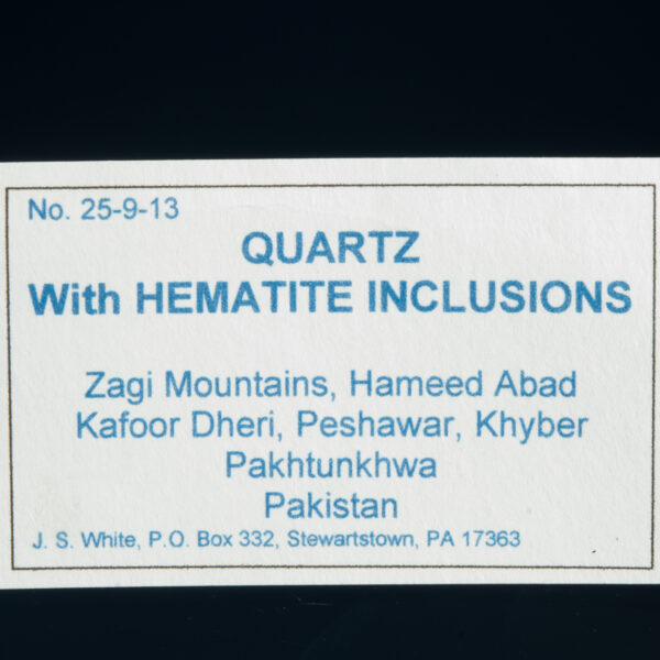 Quartz, Hematite inclusions - Image 4