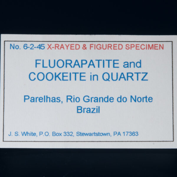 Quartz, Fluorapatite inclusions - Image 7