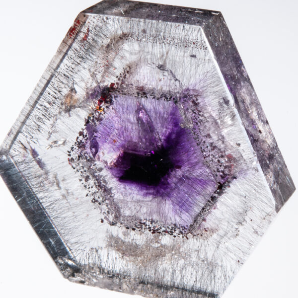 Quartz var. Amethyst, Hematite - Image 2