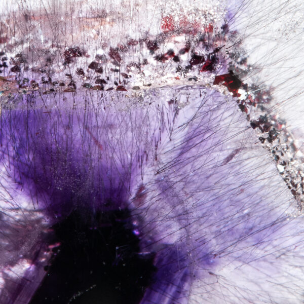 Quartz var. Amethyst, Hematite - Image 6