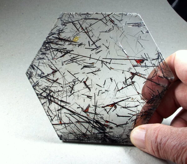 Quartz, Tourmaline, Hematite - Image 8