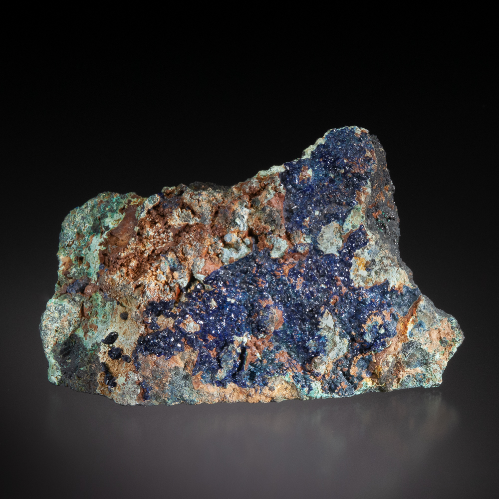 Azurite Mineral Information photos and Facts, blue copper Ore