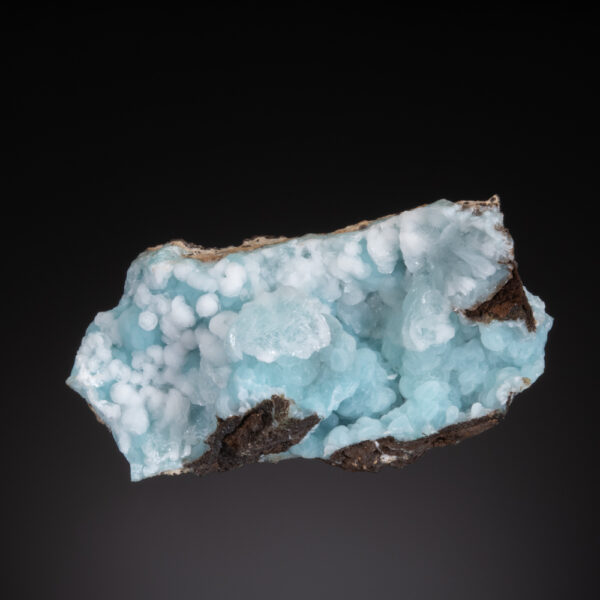 Calcite on Hemimorphite