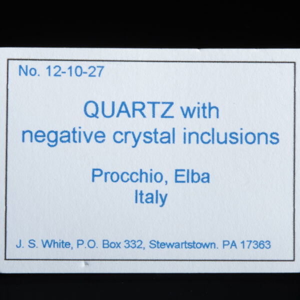 Quartz w Negative Crystal Inclusions - Image 3